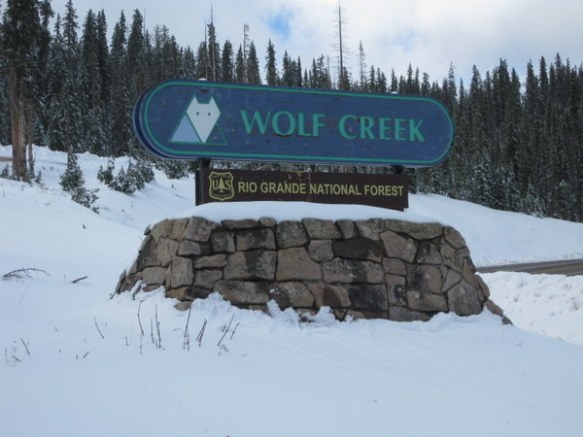 wolf creek sign